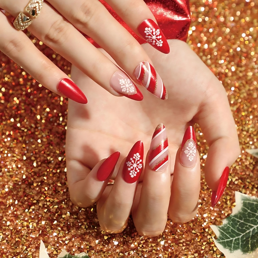 2pk. ChristmasPress-On Nails